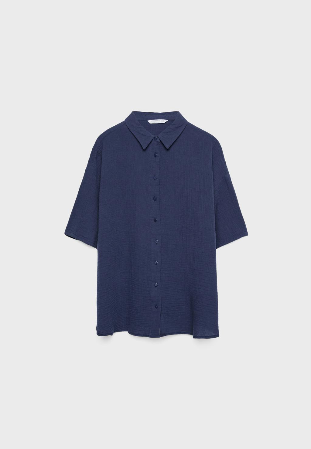 Flowing cotton shirt
