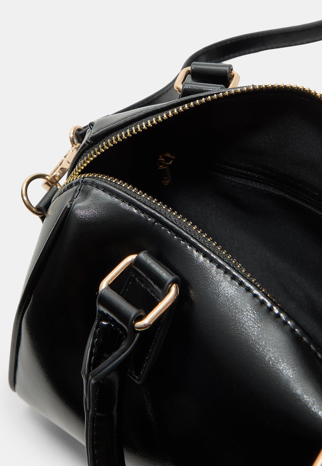 Bowling Tasche Zara Kleine Bowlingtasche MINI SPLIT SUEDE BOWLING