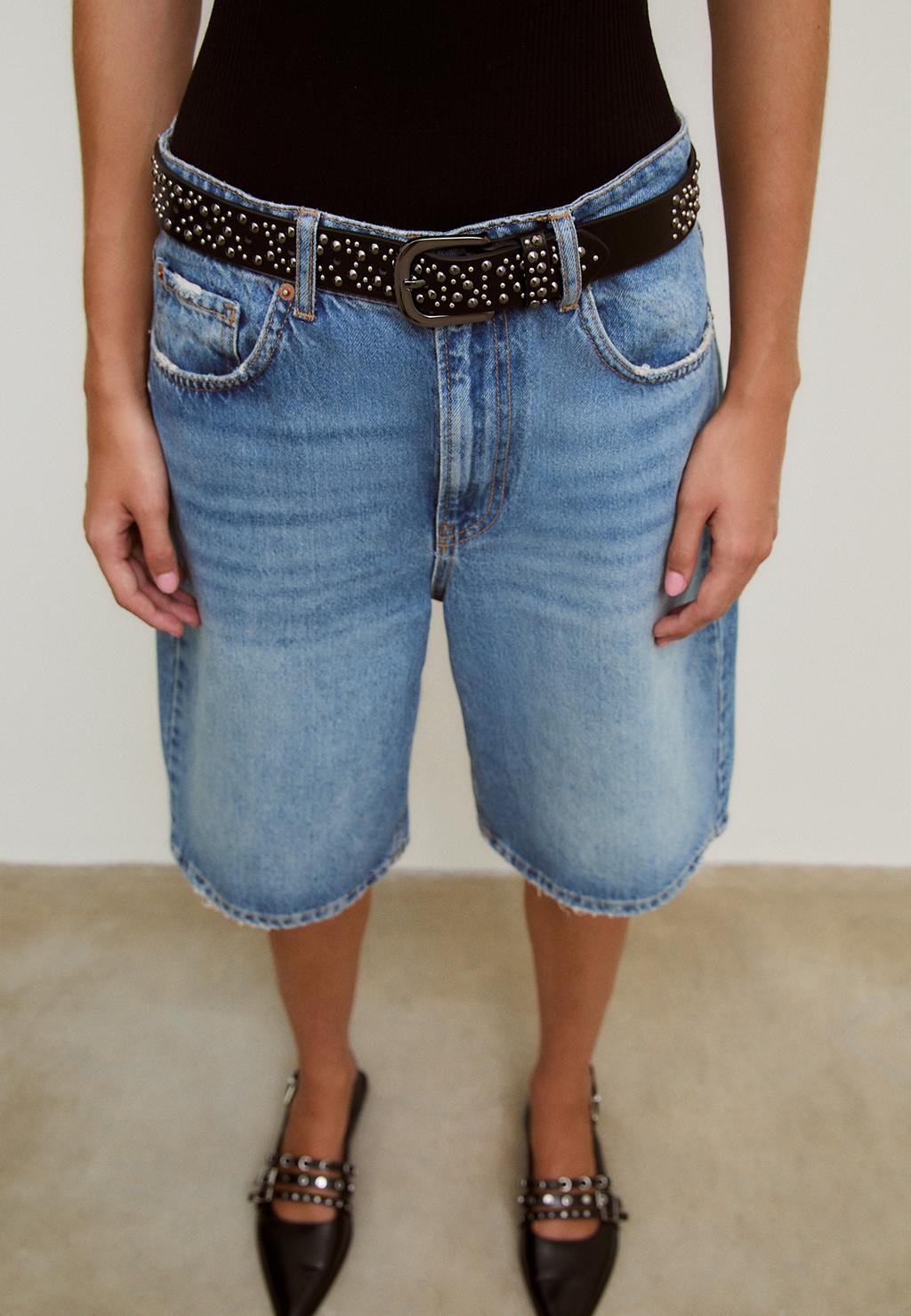D95 Jort bermuda denim