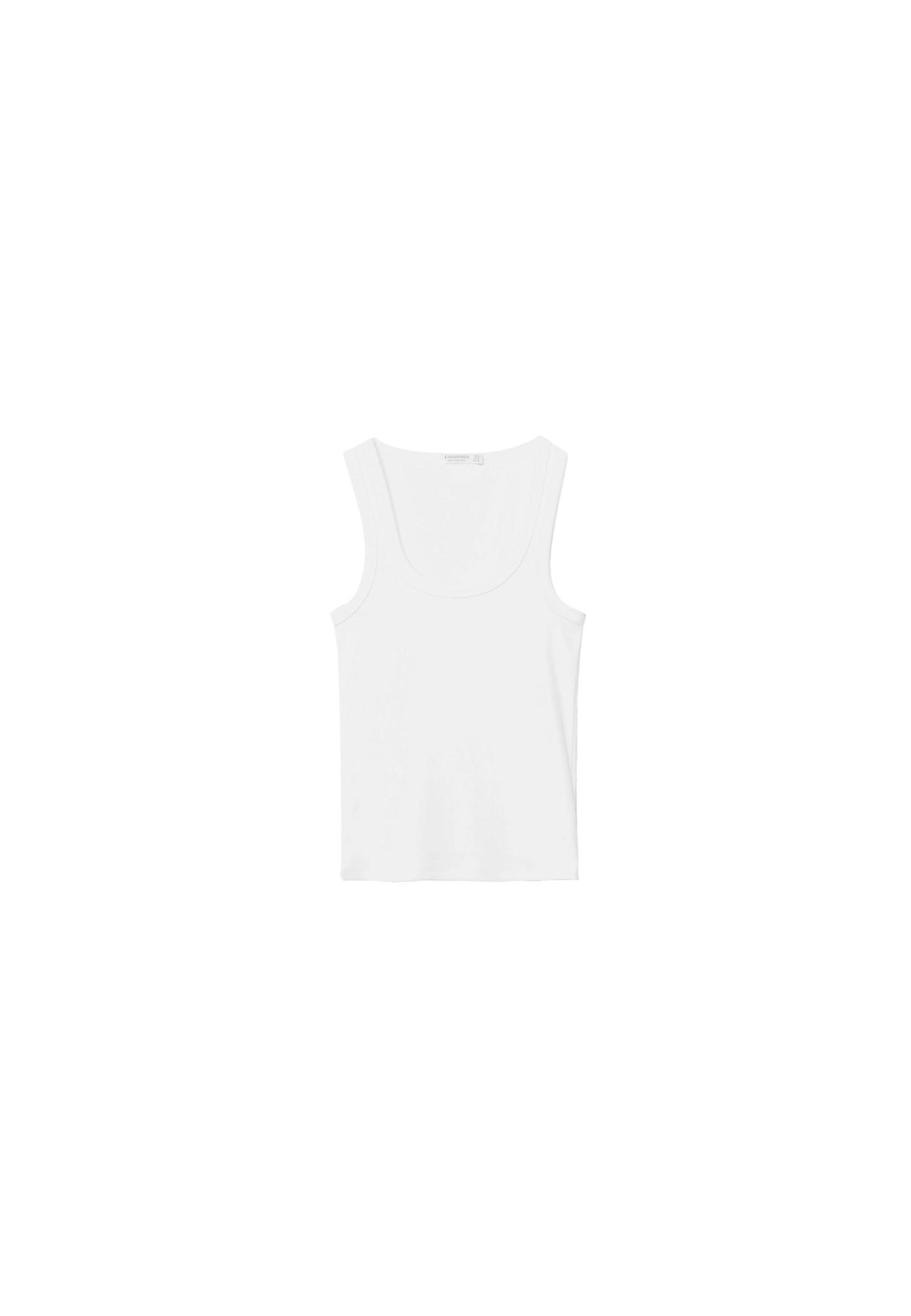 Fitilli çapraz askılı t-shirt - Görsel 10