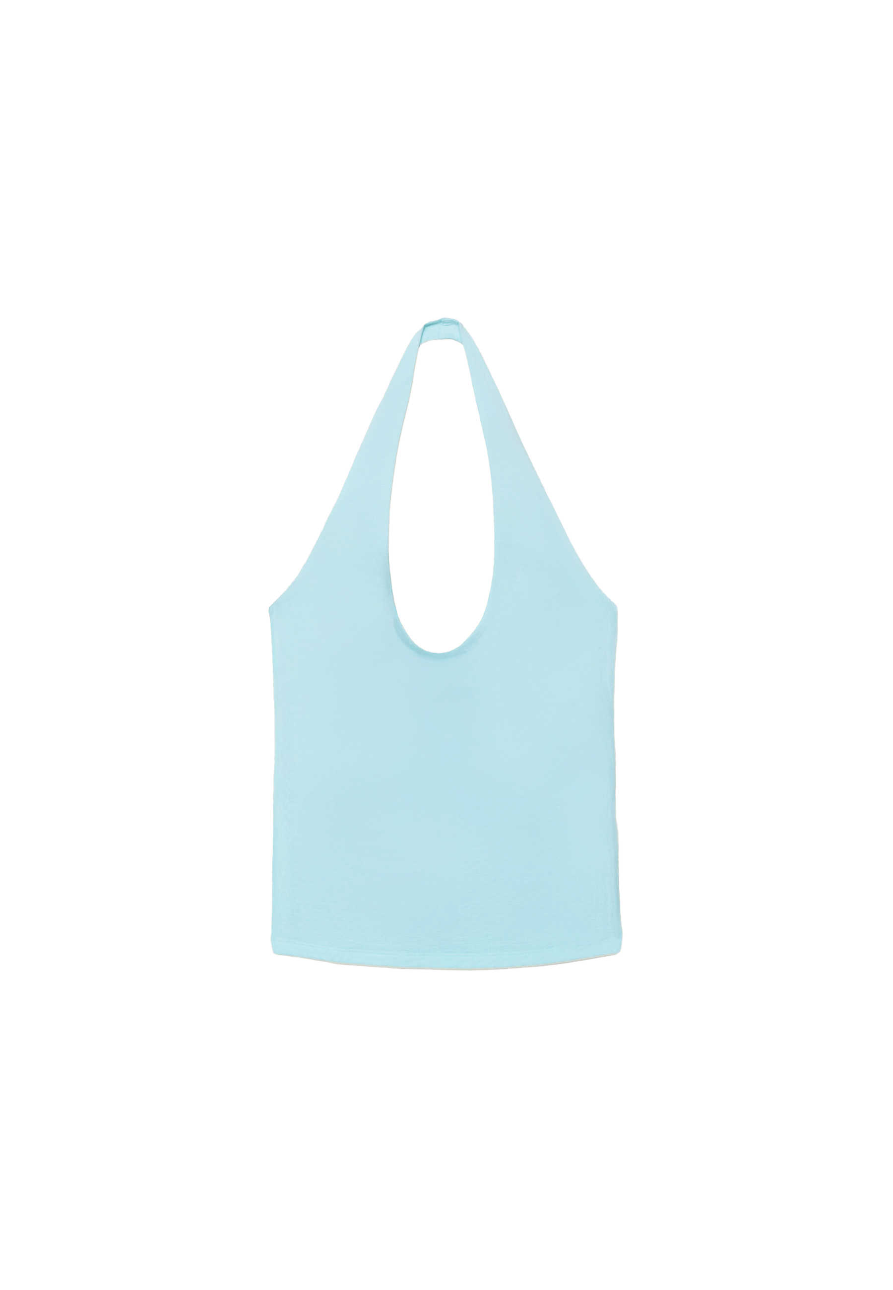 Basic halter top — Turquoise