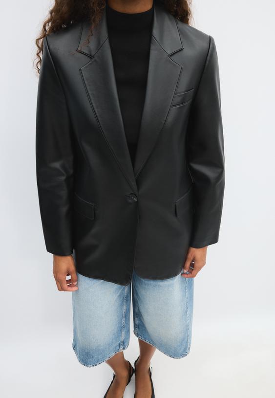 blazer regular fit de polipele