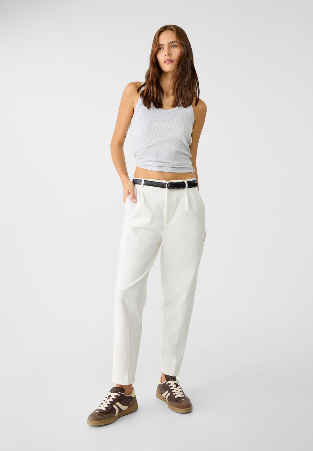 Pantalon habillé ceinture