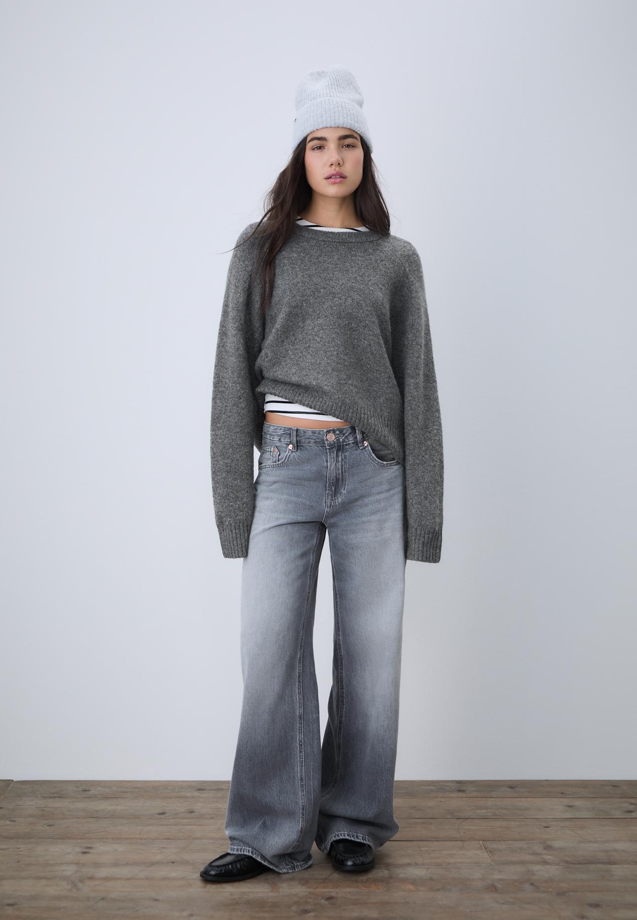 Pull basique en maille douce - Mode femme | Stradivarius France