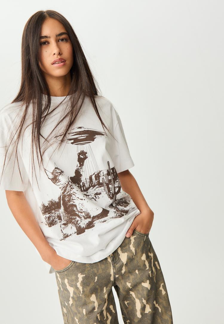 camiseta oversize posicional