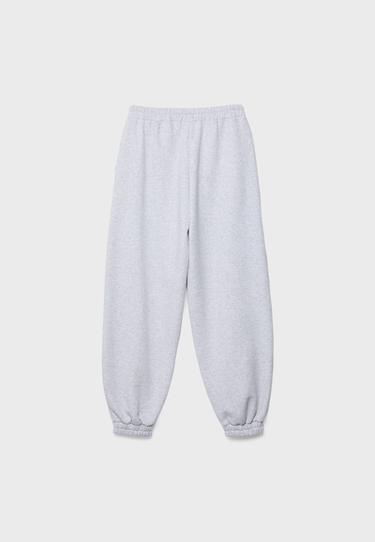 Boyfriend jogger trousers — Grey melange 8