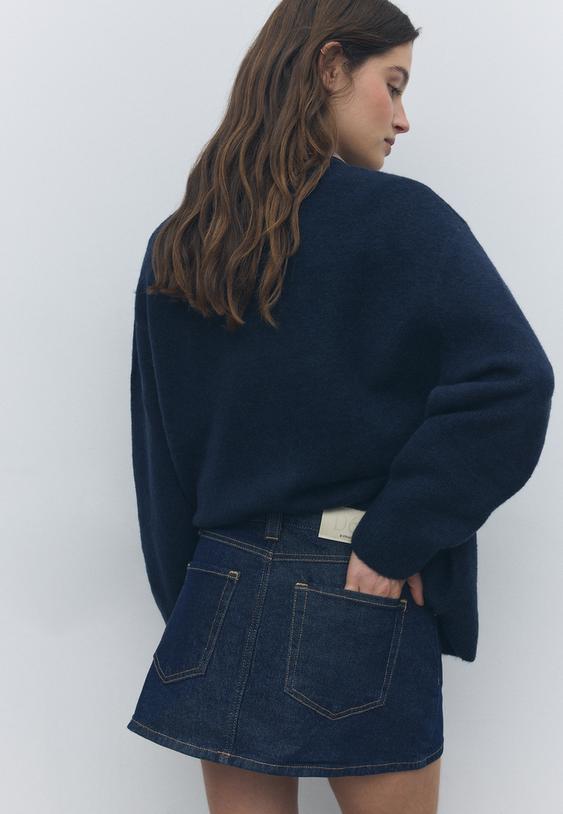 d62 falda pantalon denim