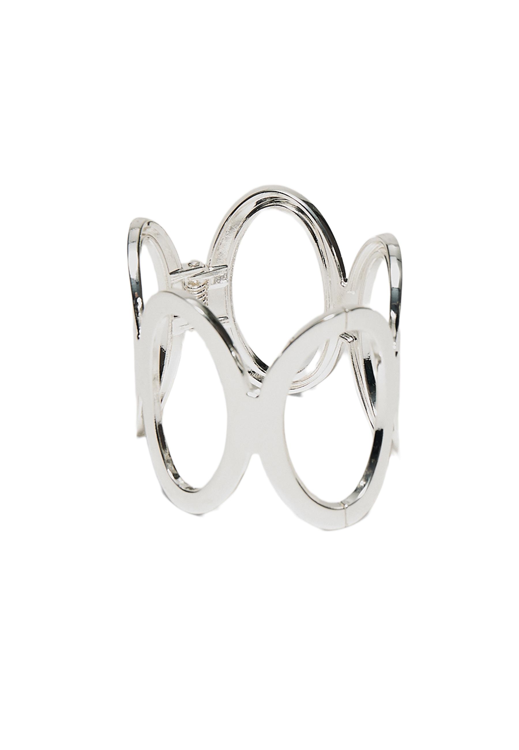 Rigid circular bracelet — Grey