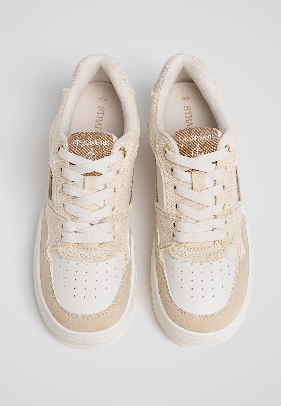 Tenis Stradivarius 2020 Stradivarius Zapatos De Mujer Zapatos CuÃ±as Mujer  Stradivarius Stradivarius Zapatos Blancos