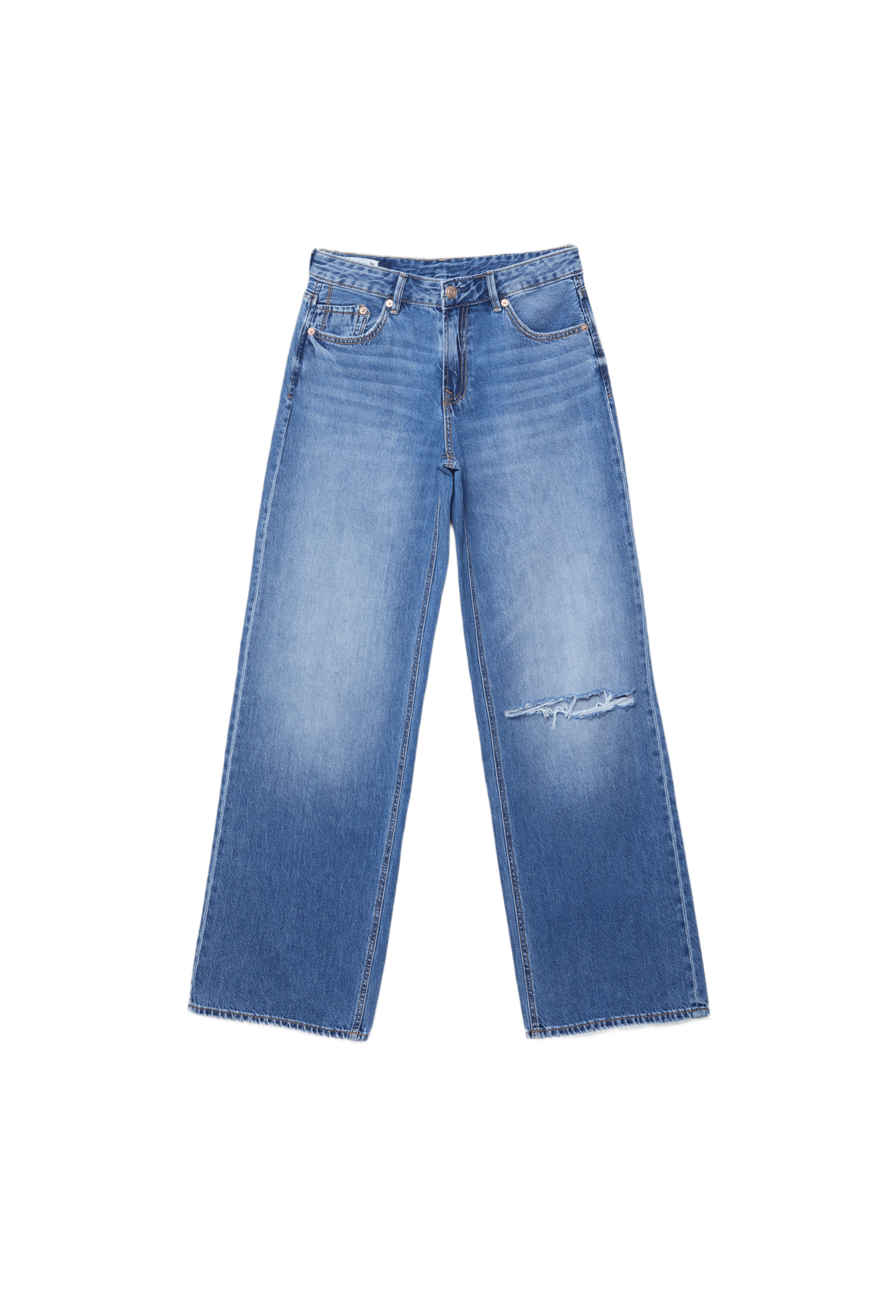 D91 düşük bel geniş paça jean - Görsel 10