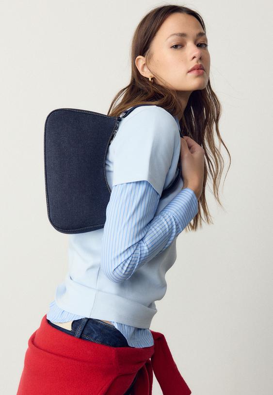 bolso hombro luna denim