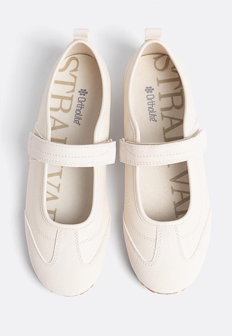 zapatillas de piel estilo bailarina