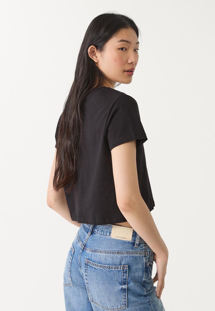set 2 camisetas crop
