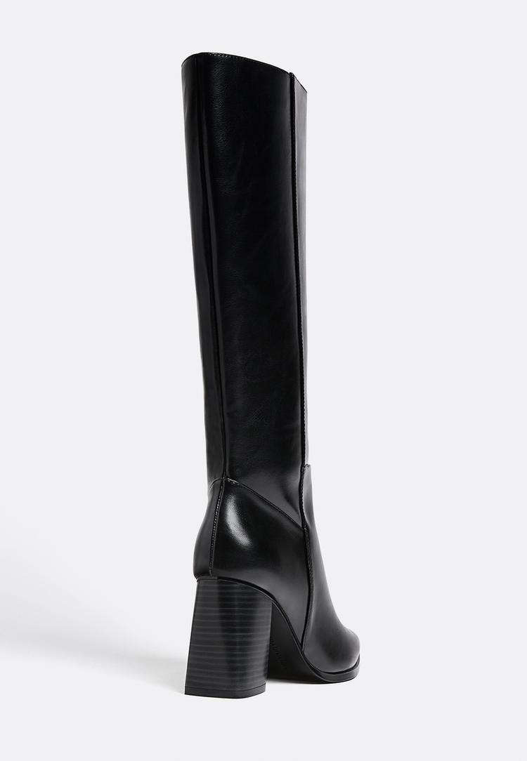 botas altas tacon