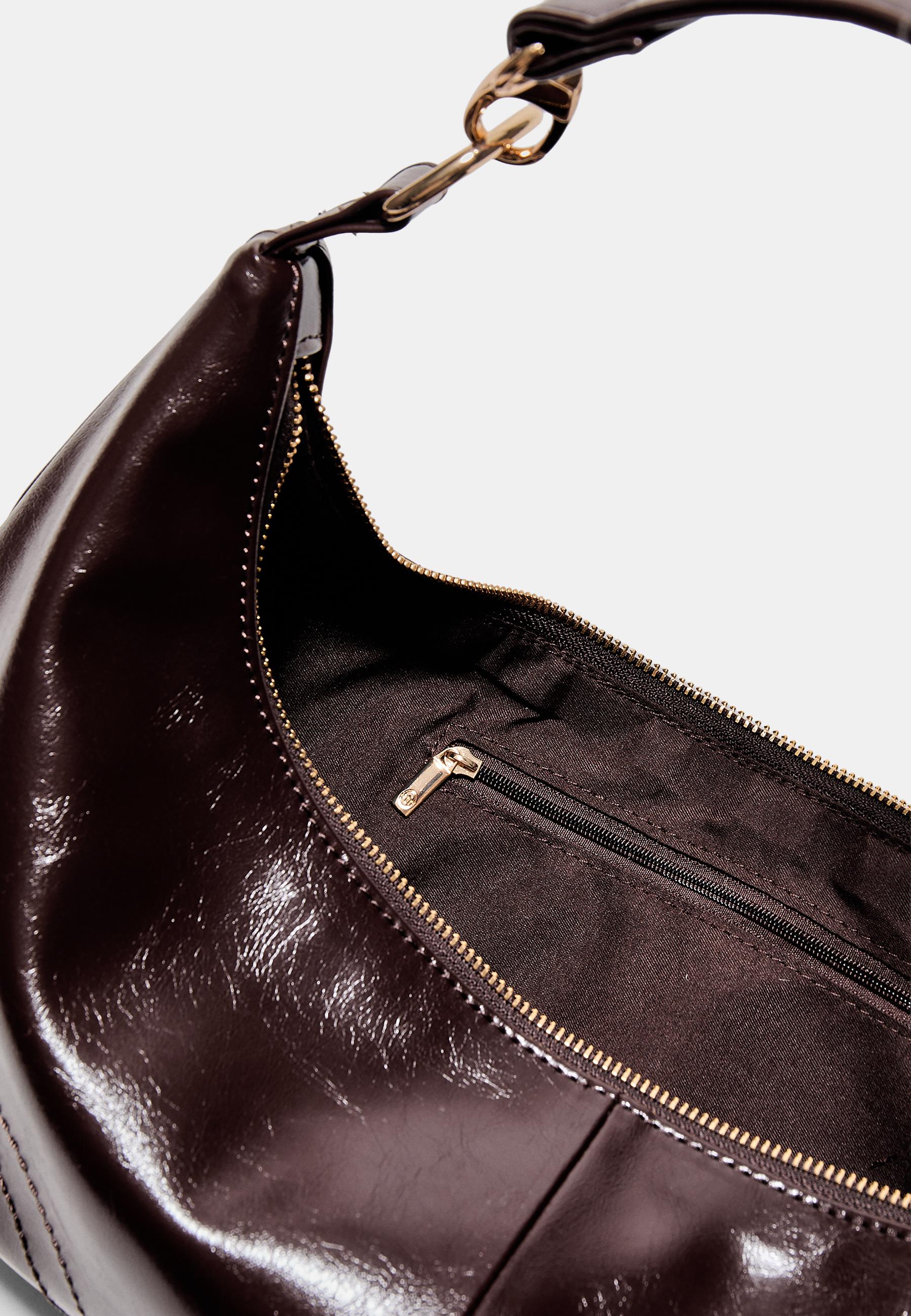 Long bag with seams — Brown