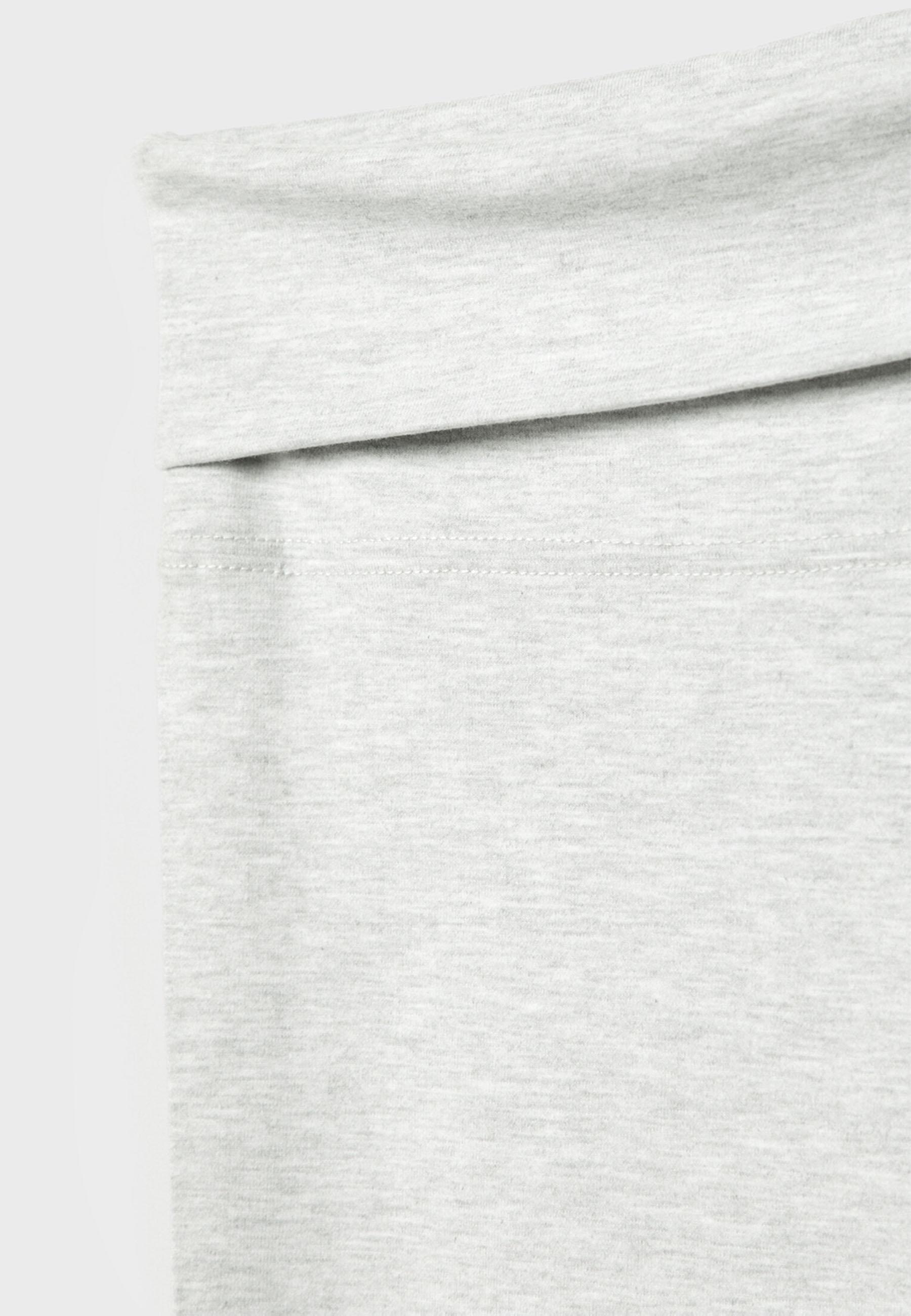 Flared leggings — Grey melange