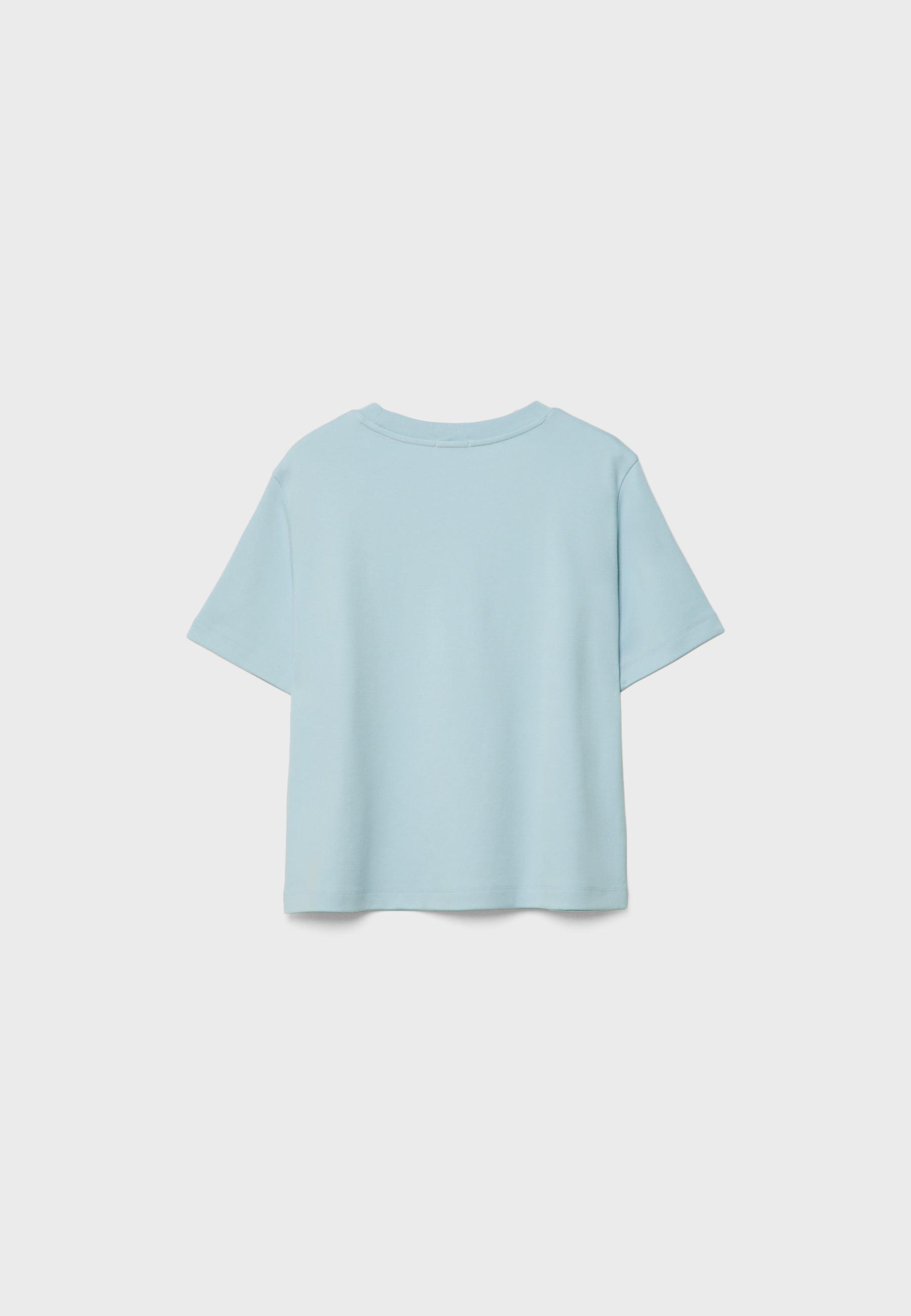 B01 Heavyweight regular fit basic T-shirt — Sky blue