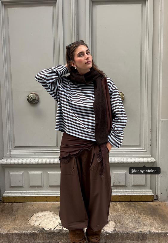 Раирана Тениска С Дълъг Ръкав