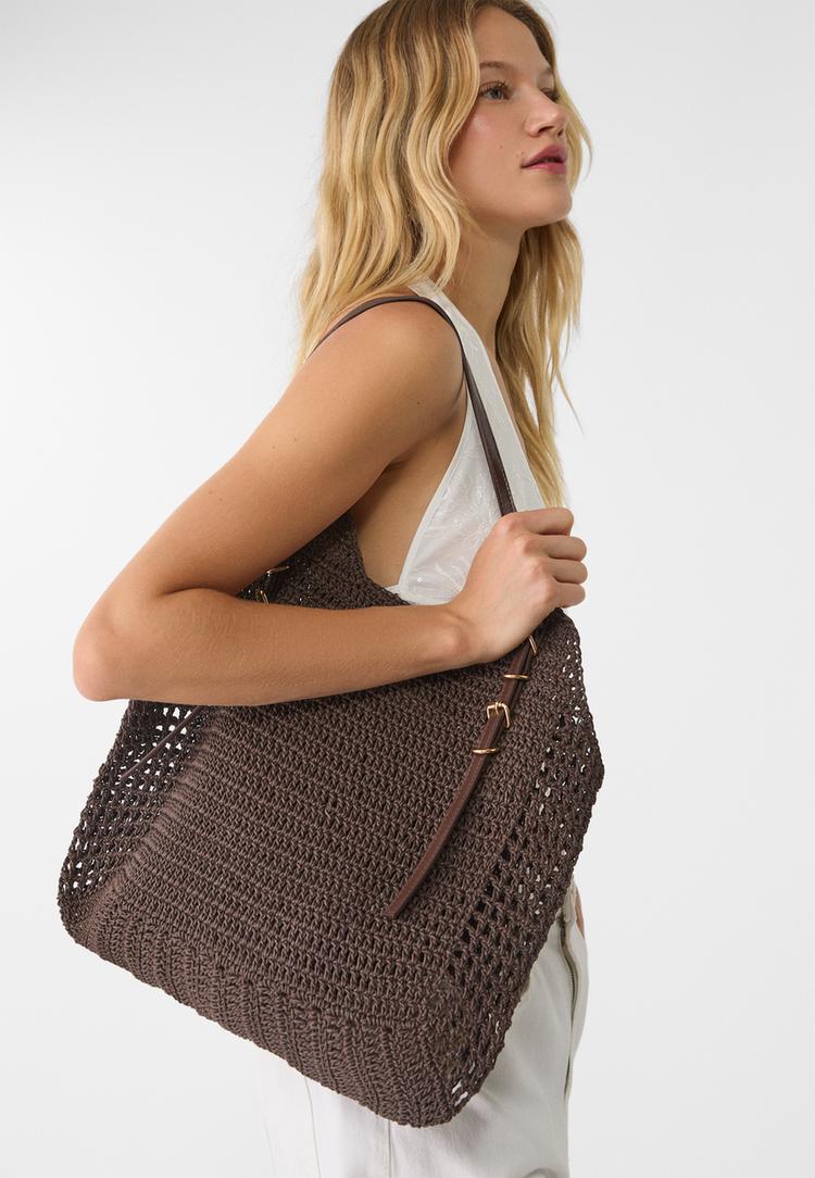 bolso hombro crochet