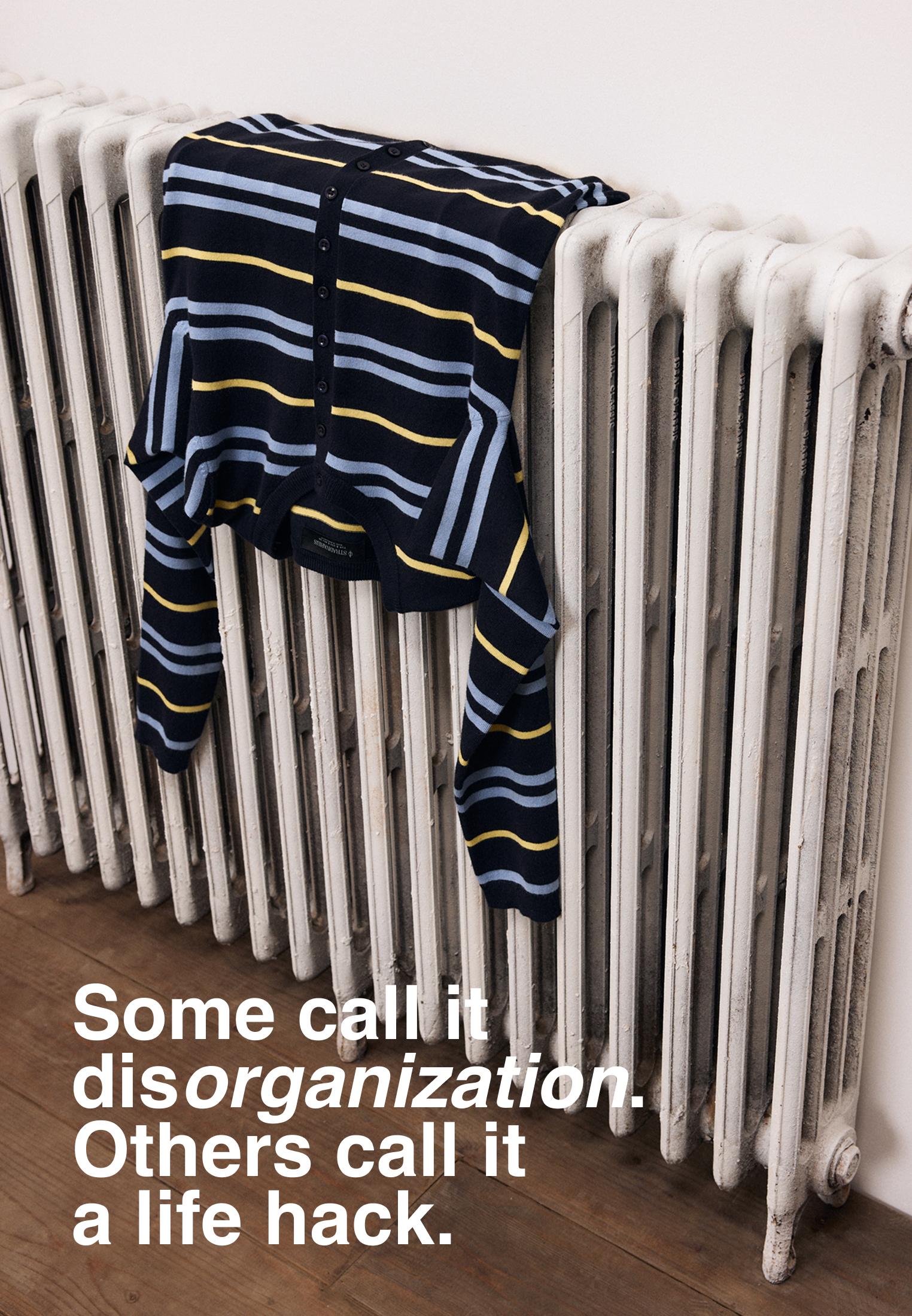 Knit cardigan — Navy blue