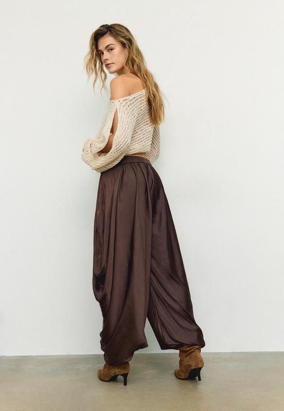 pantalon bouffant super volume