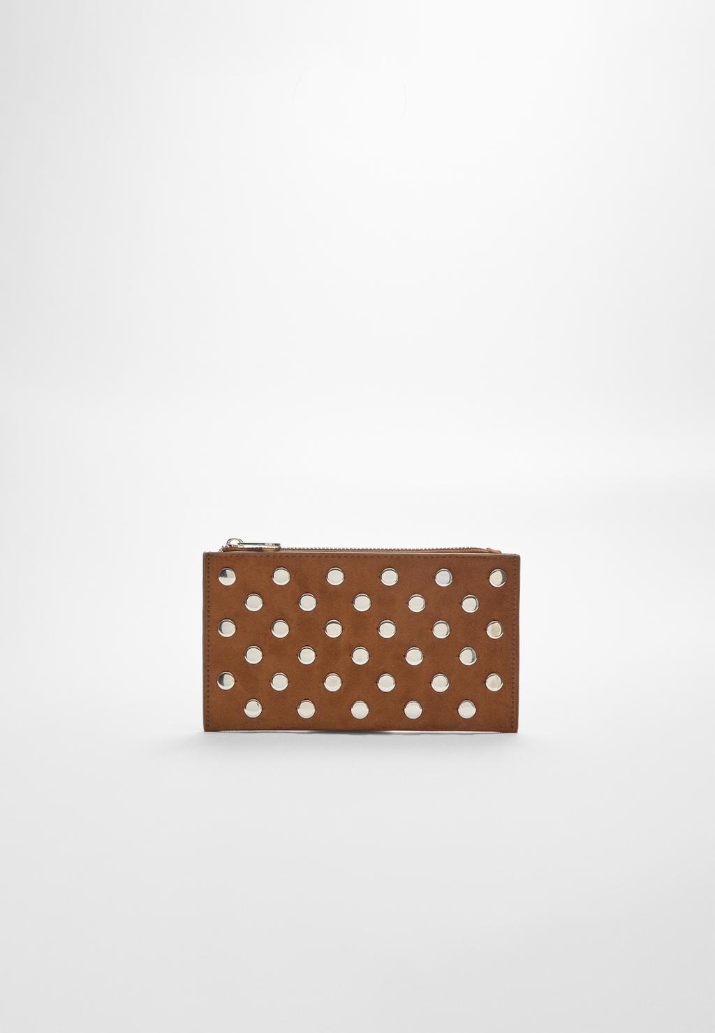 Studded toiletry bag