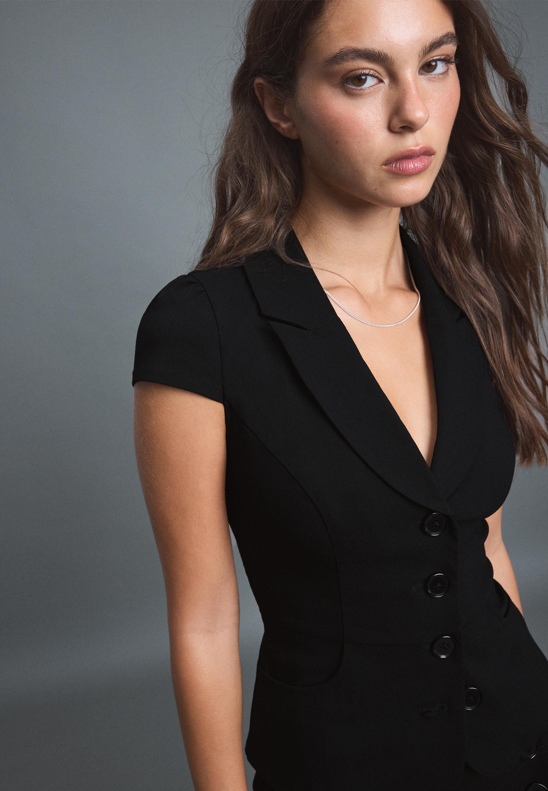 Short sleeve pocket shirt — Black