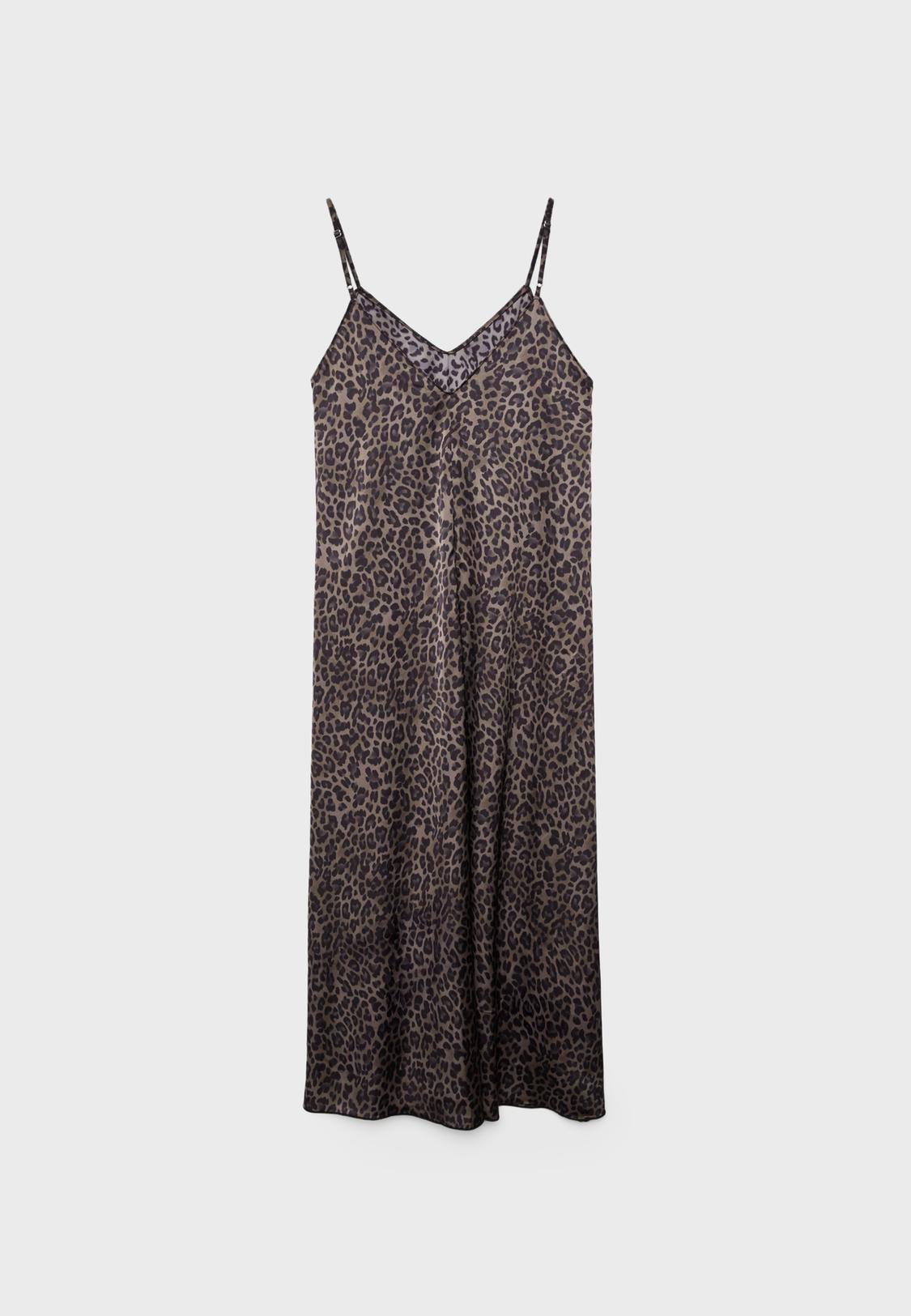 stradivarius satin dress Satin midi dress - Women's fashion