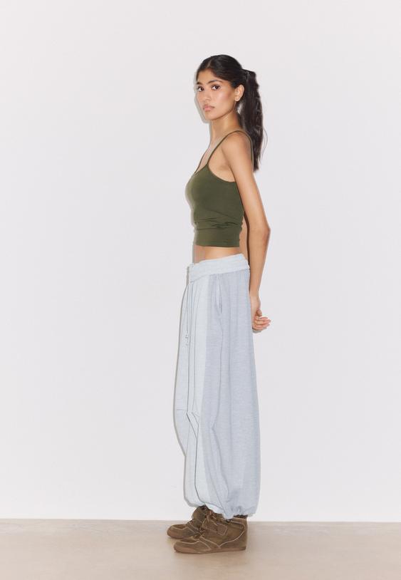 balloon jogger trousers with stoppers
