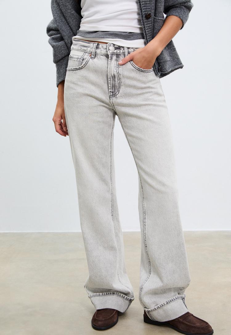 d92 straight wide leg jeans