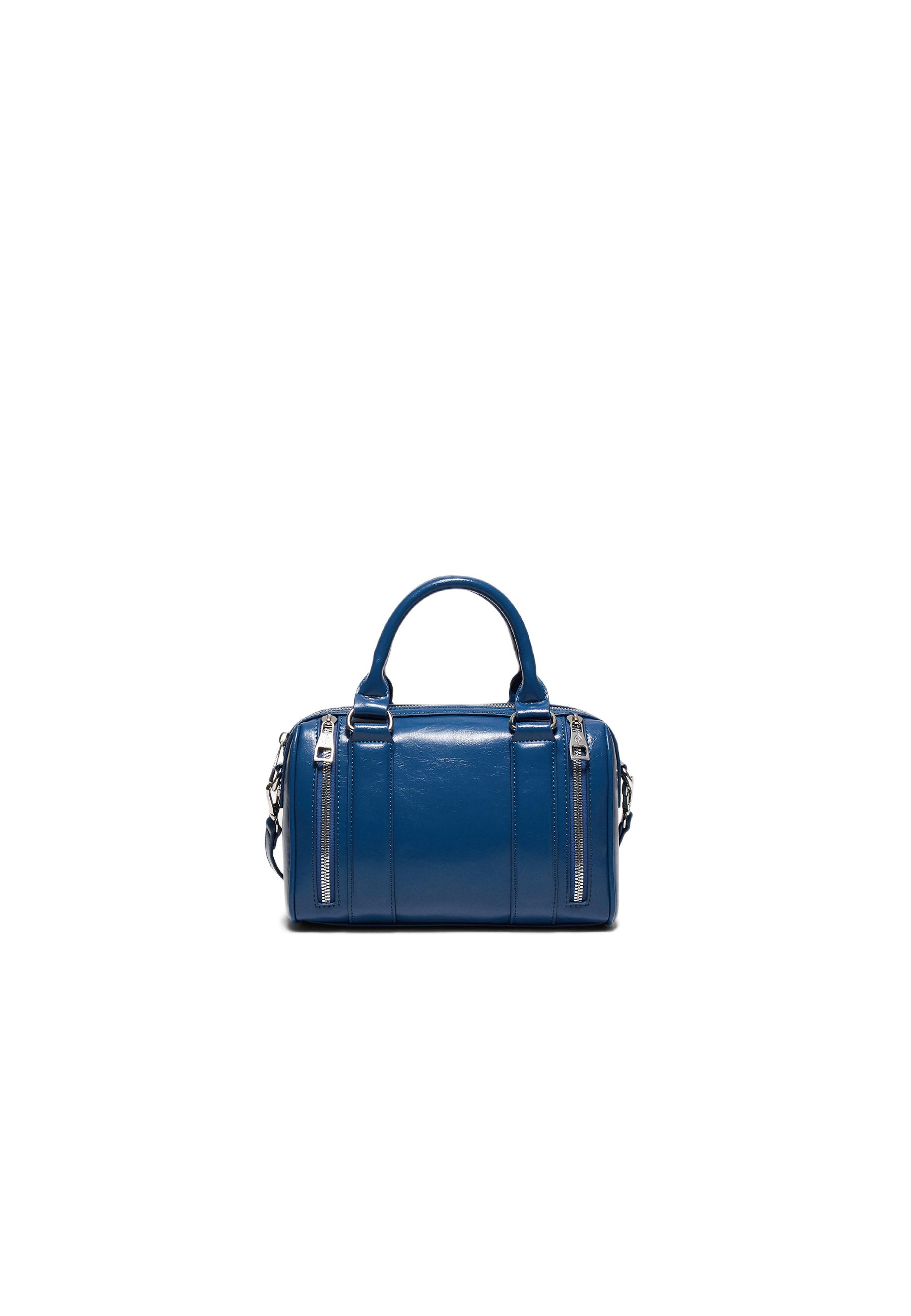 Crossbody bag with zip detail — Blue