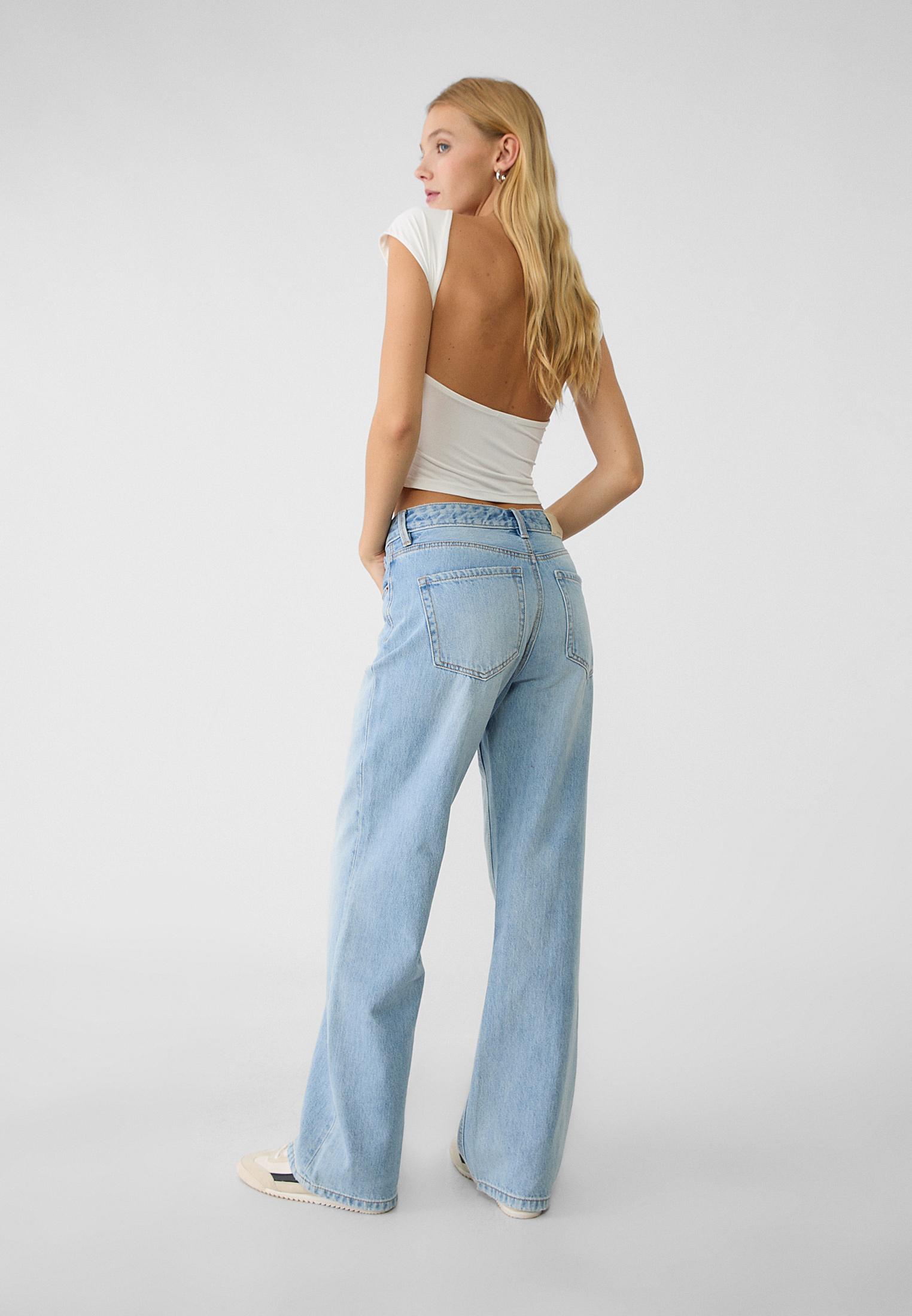D92 straight fit geniş paça jean - Görsel 22