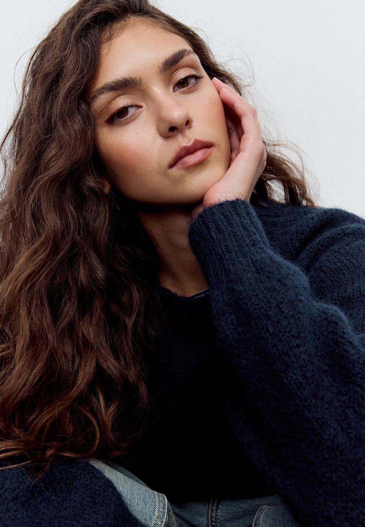 maglia a maglia morbida al tatto