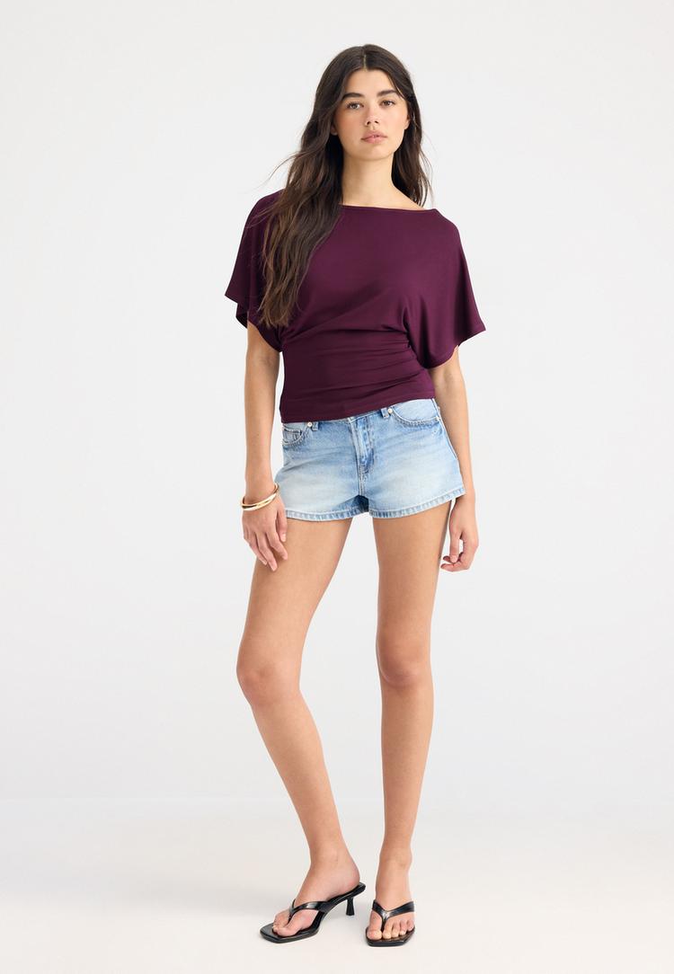tshirt a manches courtes col bateau
