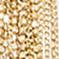Lariat ball necklace — Gold