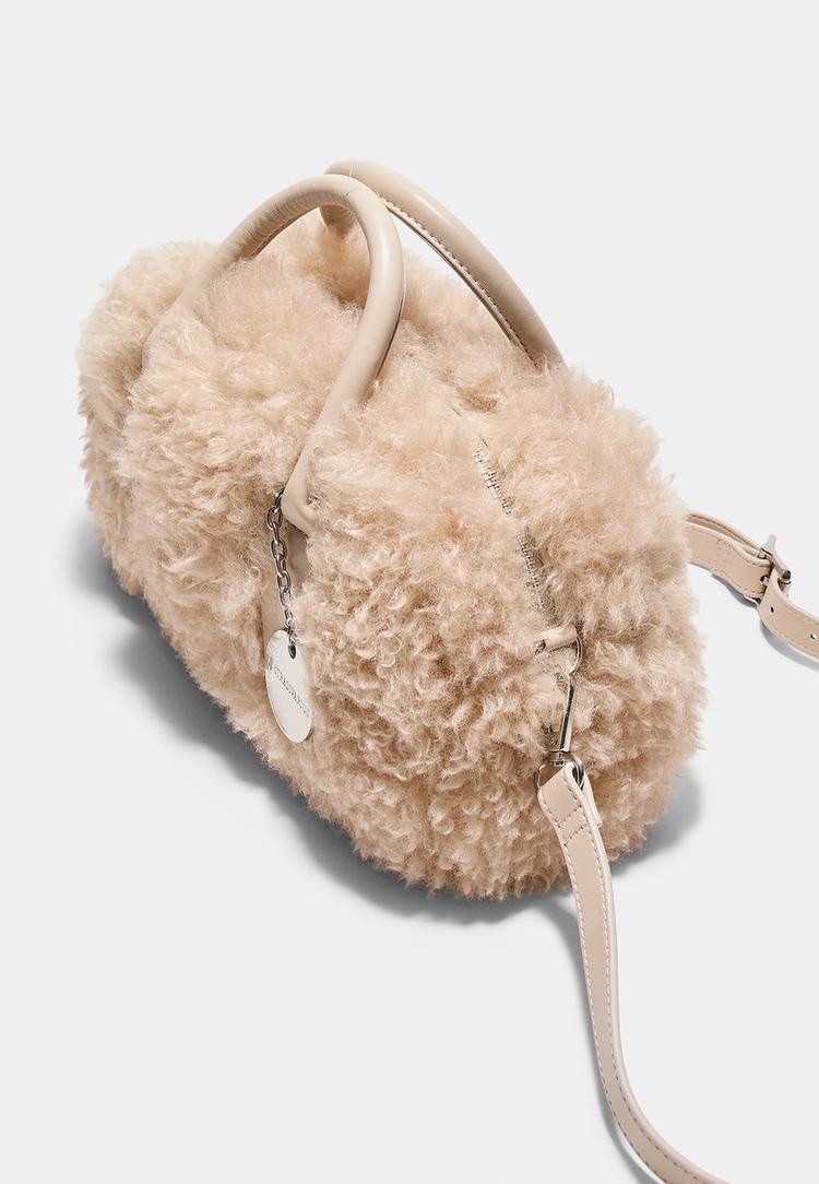 bolso bowling efecto pelo
