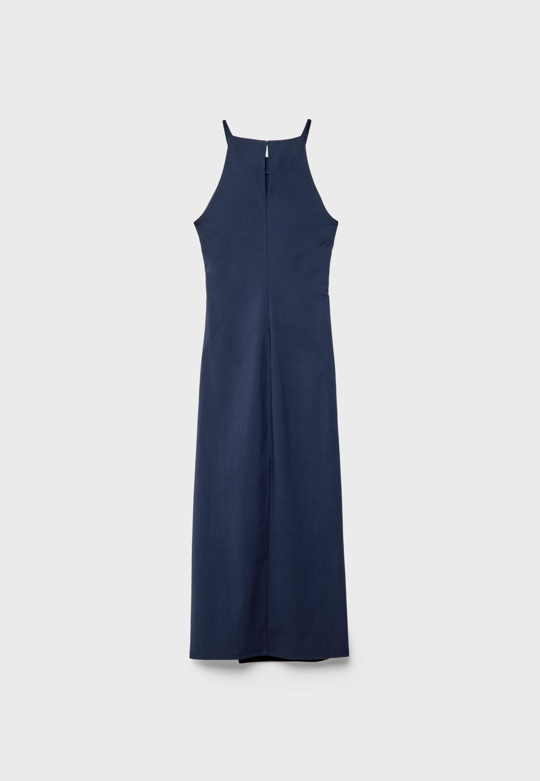 Midi halter dress - Women's fashion | Stradivarius United States