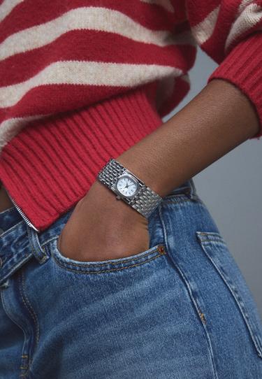 Wide chain watch — Grey 2