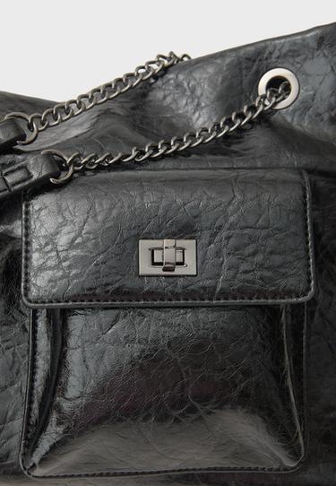 Maxi pocket shoulder bag — Black 5
