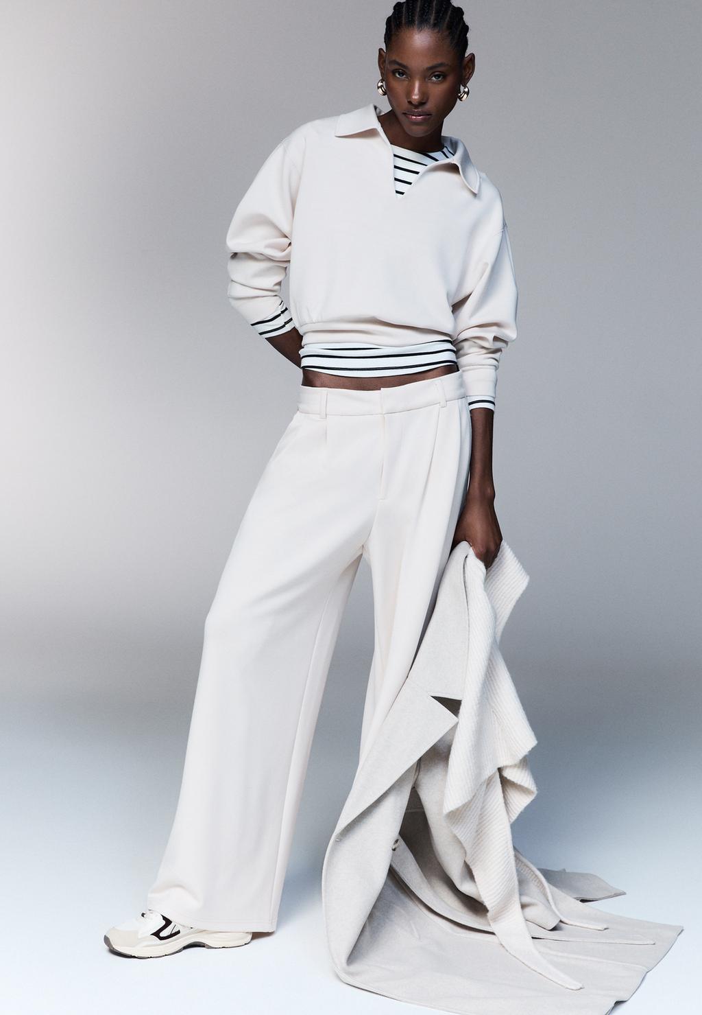 Soft-touch smart trousers