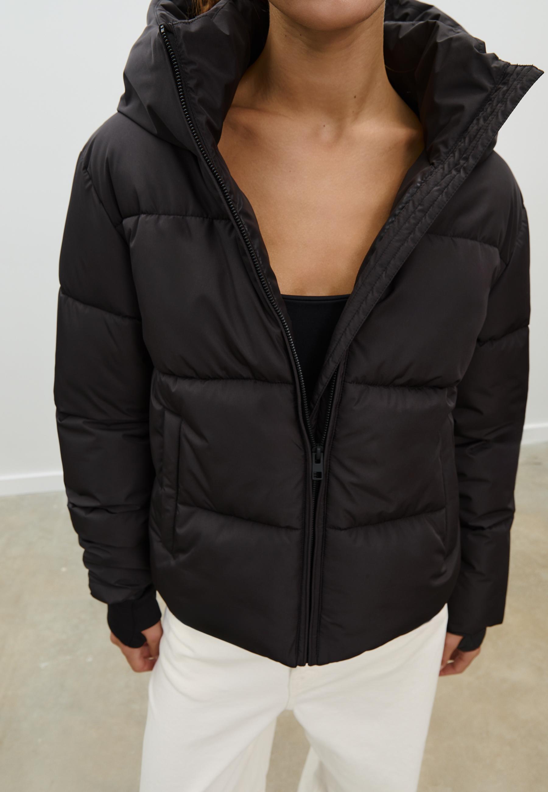 Basic hooded puffer jacket