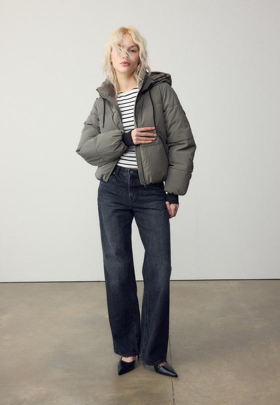 cazadora acolchada capucha