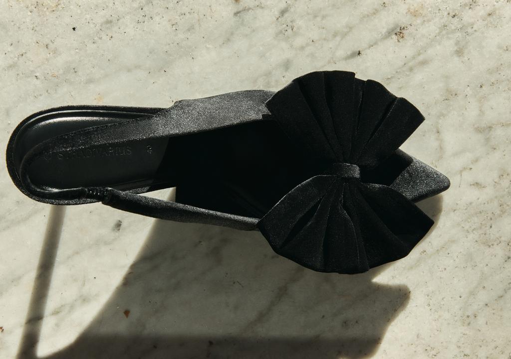 Zapatos tacón efecto terciopelo