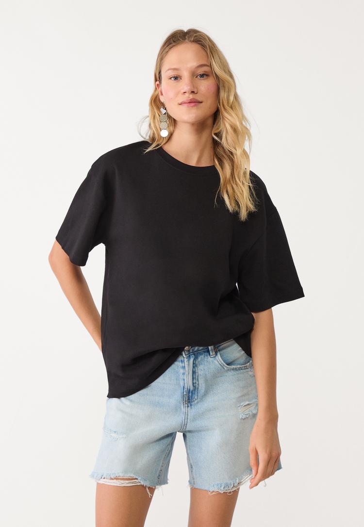 camiseta basica oversize heavy weight