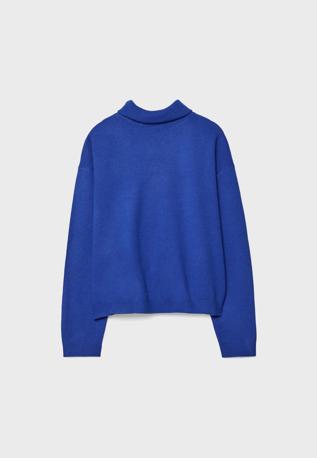 Basic balıkçı yaka Kazak