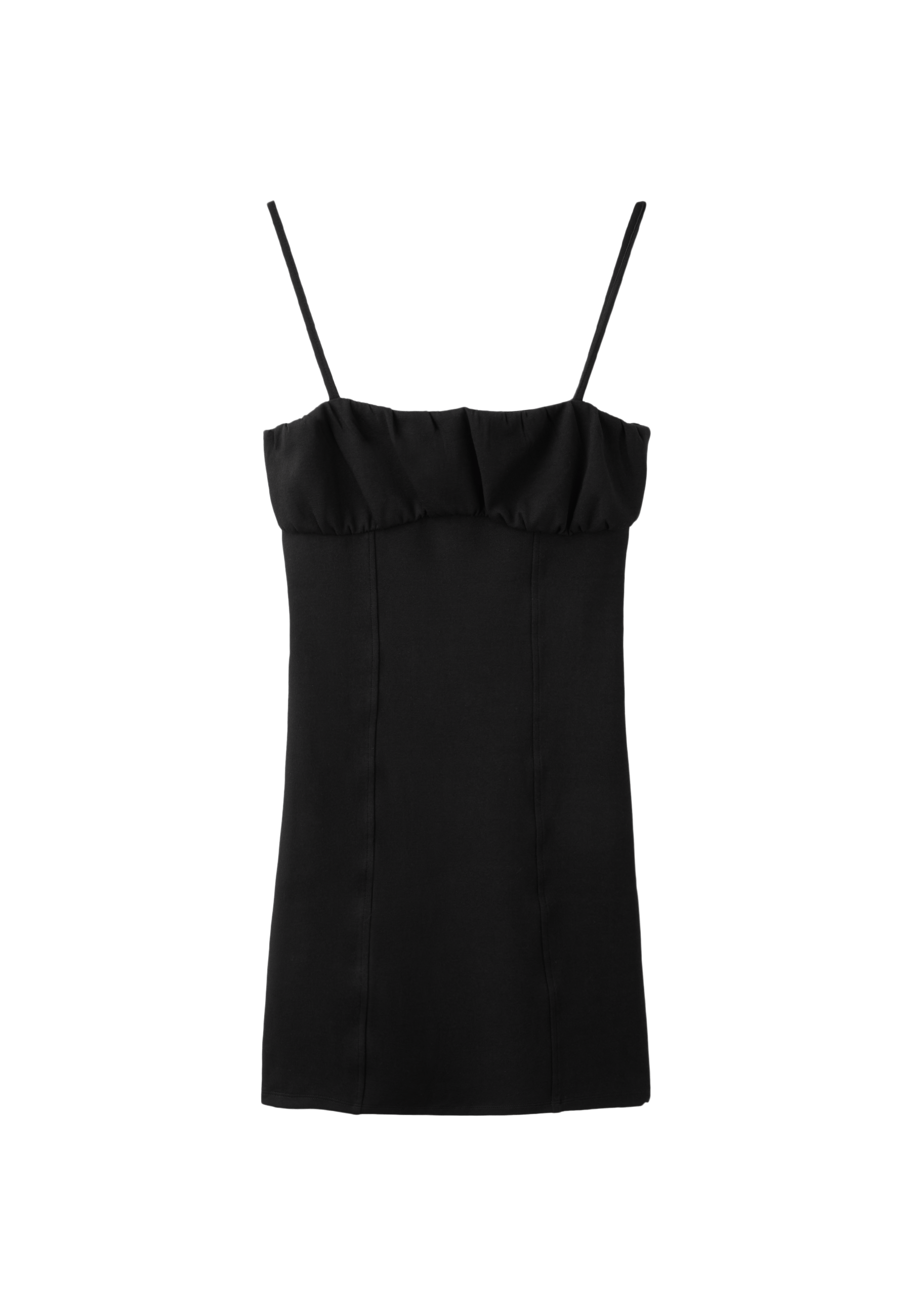 Short bandeau dress — Black