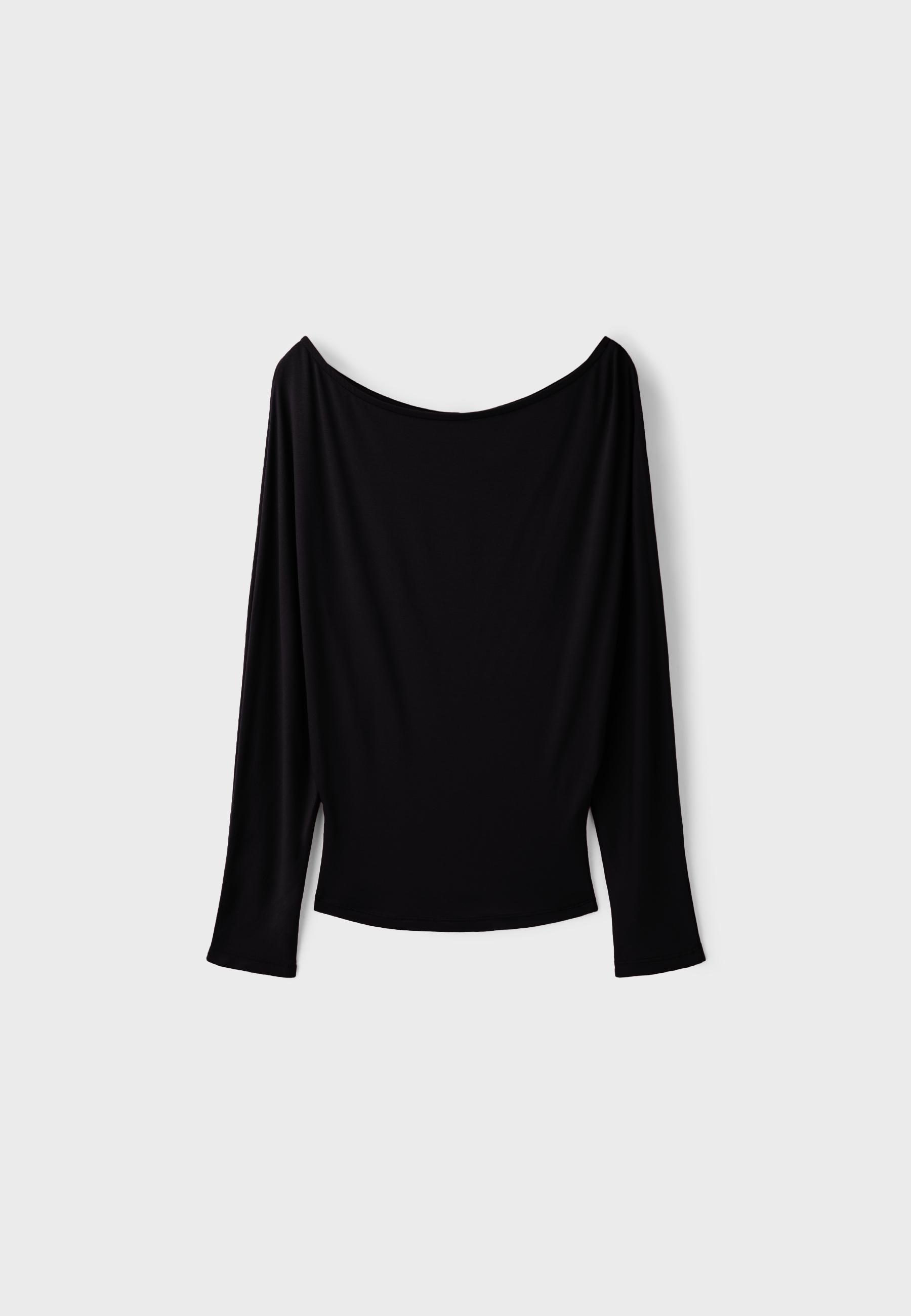 Sash-effect asymmetric top — Black