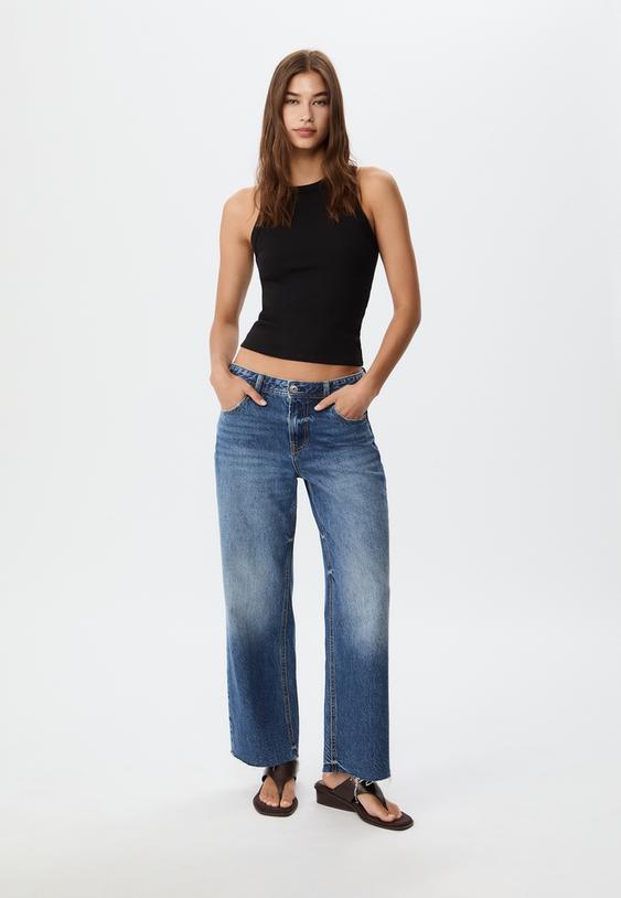 d96 jeans straight cropped