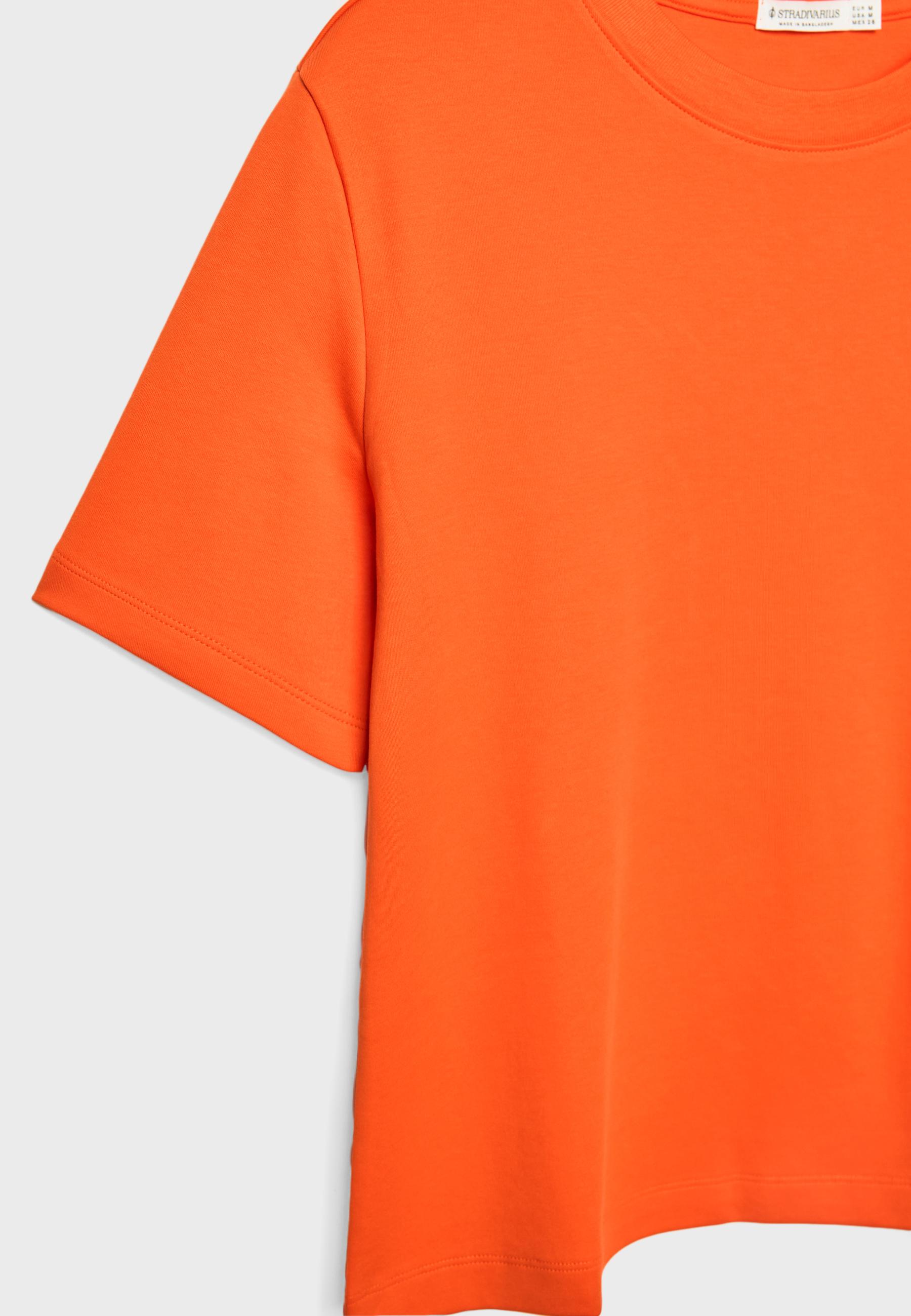 B01 Heavyweight regular fit basic T-shirt — Orange