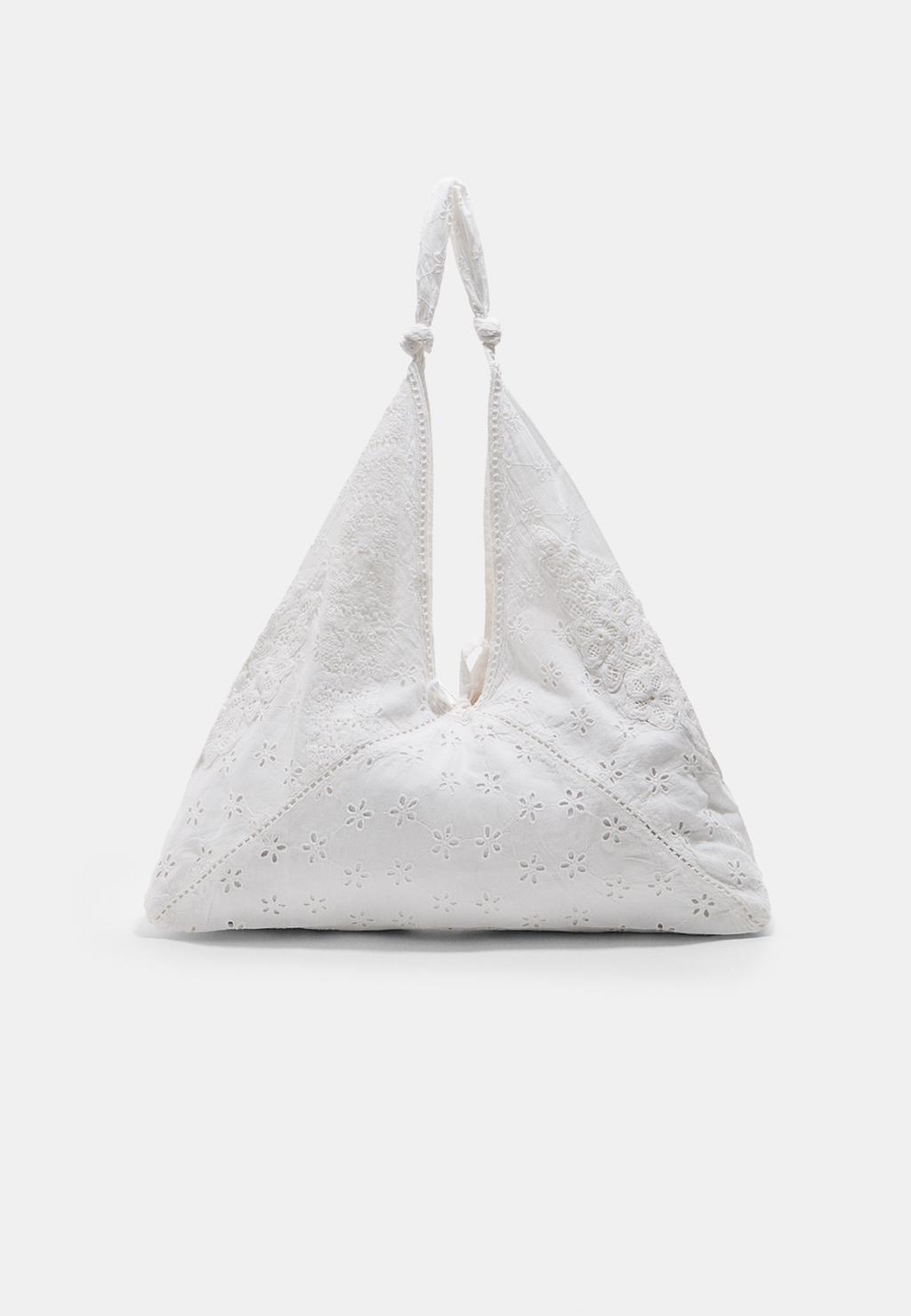 Sac tissé brodé